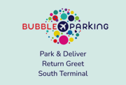 Bubble Parking Park and Deliver Gatwick South Terminal logo
