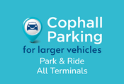 Cophall Parking Large Vehicles Park and Ride logo