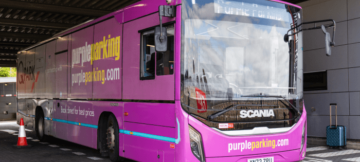 Purple Parking Transfer shuttle